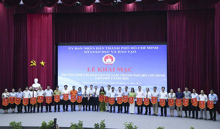 TDC presents three models at the 2025 Ho Chi Minh City Self-Made Training Equipment Contest.
